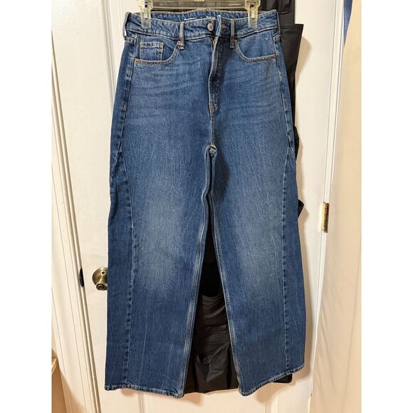NWOT Women's Wide Leg Jeans Old Navy Size 8 - Picture 1 of 4